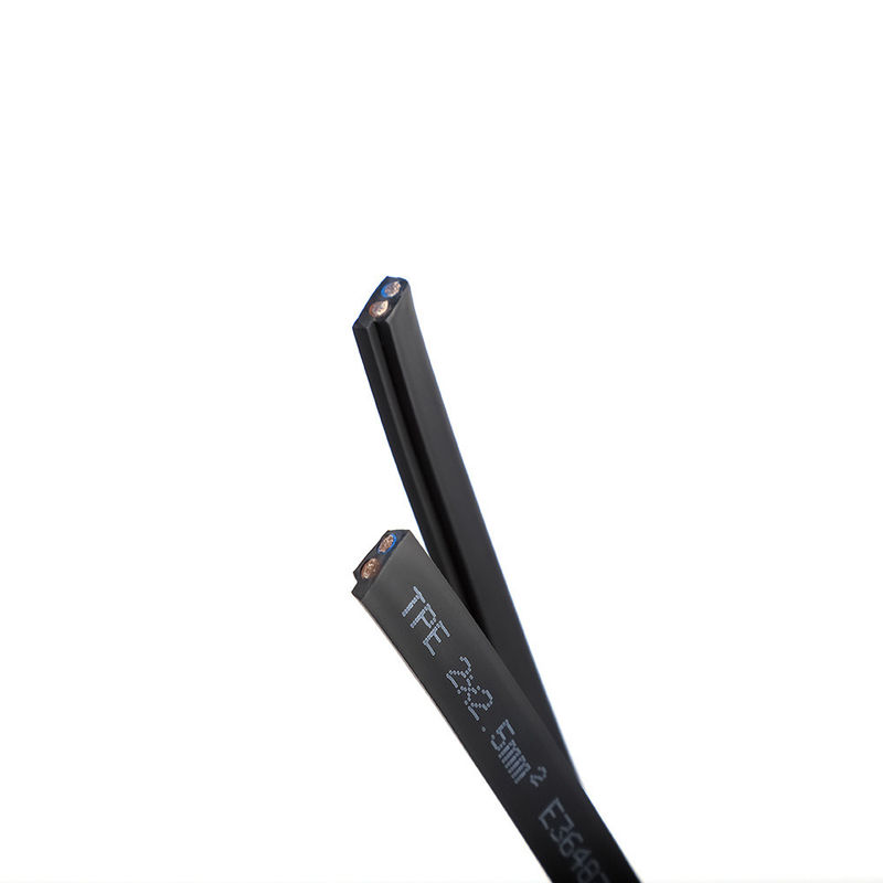 Otomotiv ve Endüstriyel Uygulamalar için PVC Kılıf Kalaylı Bakır Çekirdekli 300V Anma Düz Kablo