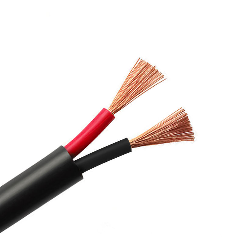 2 çekirdek bakır elektrik tel PVC güç kablosu 2.5mm düşük ve orta voltajlı