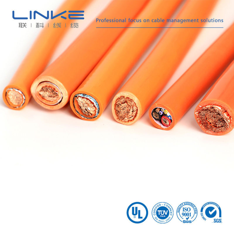 Yüksek Voltajlı Enerji Depolama Hatı PVC Kablosu ile yalıtımlı XLPE Kablo EV Şarj Kablosu