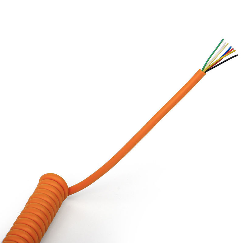 Düşük ve orta gerilim kablosu PVC yalıtılmış teneke tel yay elektrik spiral kablosu