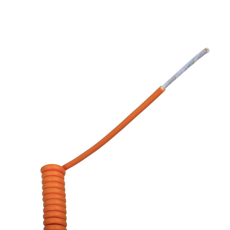Düşük ve orta gerilim kablosu PVC yalıtılmış teneke tel yay elektrik spiral kablosu