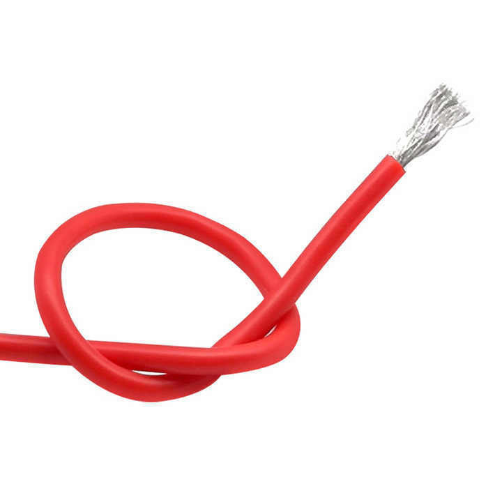 Üst masraflar 18AWG Yüksek sıcaklık esnek yumuşak silikon elektrikli tel alev geriletici Yeni enerji lityum pil kullanımı