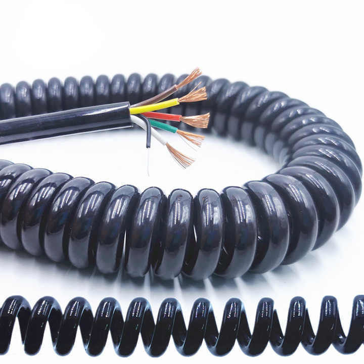 Yüksek Güçlü İşleme için Özel Endüstriyel Kontrol Kablosu UL Sertifikasyonlu OEM Spiral Kablo