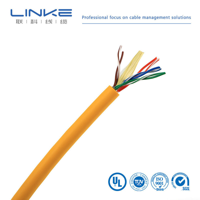 CAT5e UTP LAN Kablosu CCA 1000 ft Sarı Seçmeli Dolgu US Para Birimi US Katı Sarı