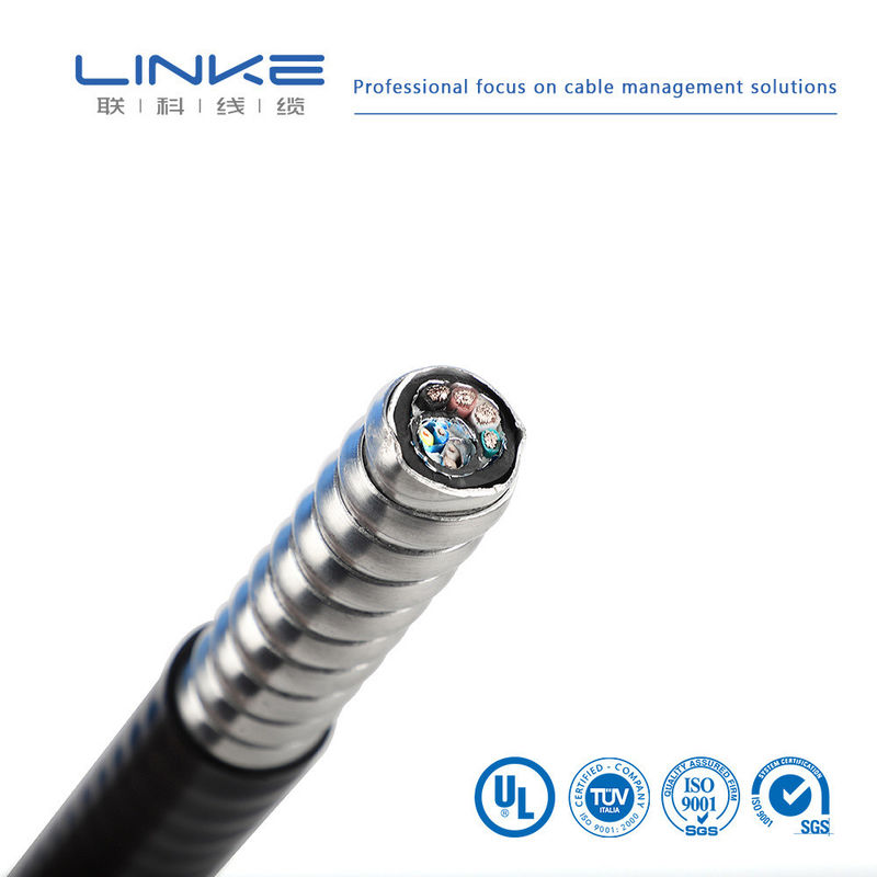 XLPE/PVC/AIA/PVC Çok iletken zırhlı kontrol kablosu XLPE yalıtılmış düşük voltajlı zırhlı kablo 600V