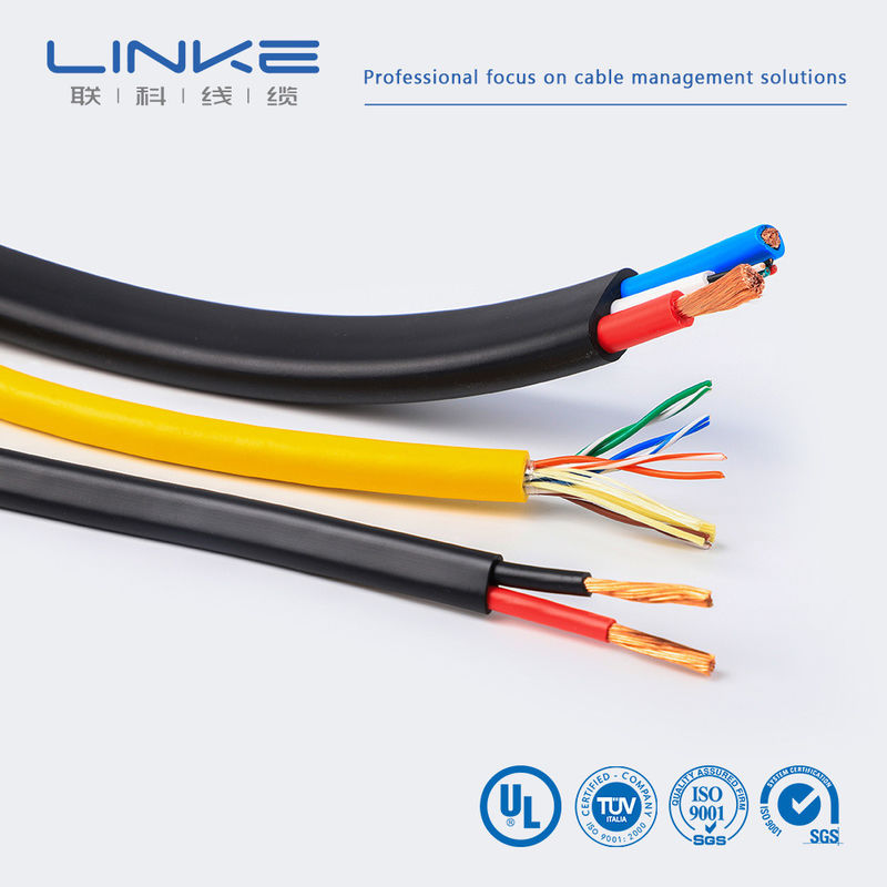 Yumuşak Bakır Tel PVC yalıtılmış Endüstriyel Kontrol Kablosu 60227 IEC 52 53rvv Çok çekirdekli kontrol kablosu