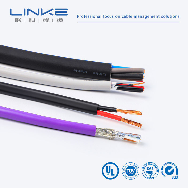 Yumuşak Bakır Tel PVC yalıtılmış Endüstriyel Kontrol Kablosu 60227 IEC 52 53rvv Çok çekirdekli kontrol kablosu