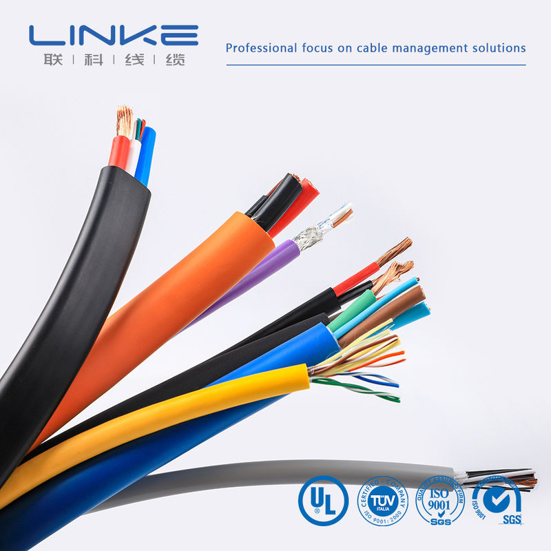 Yumuşak Bakır Tel PVC yalıtılmış Endüstriyel Kontrol Kablosu 60227 IEC 52 53rvv Çok çekirdekli kontrol kablosu