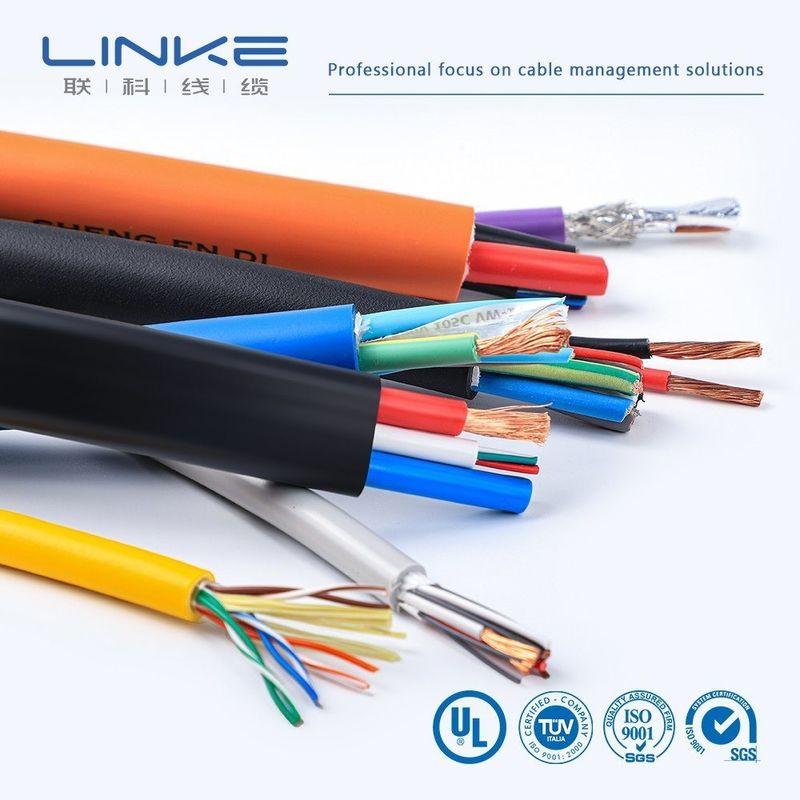 Yumuşak Bakır Tel PVC yalıtılmış Endüstriyel Kontrol Kablosu 60227 IEC 52 53rvv Çok çekirdekli kontrol kablosu
