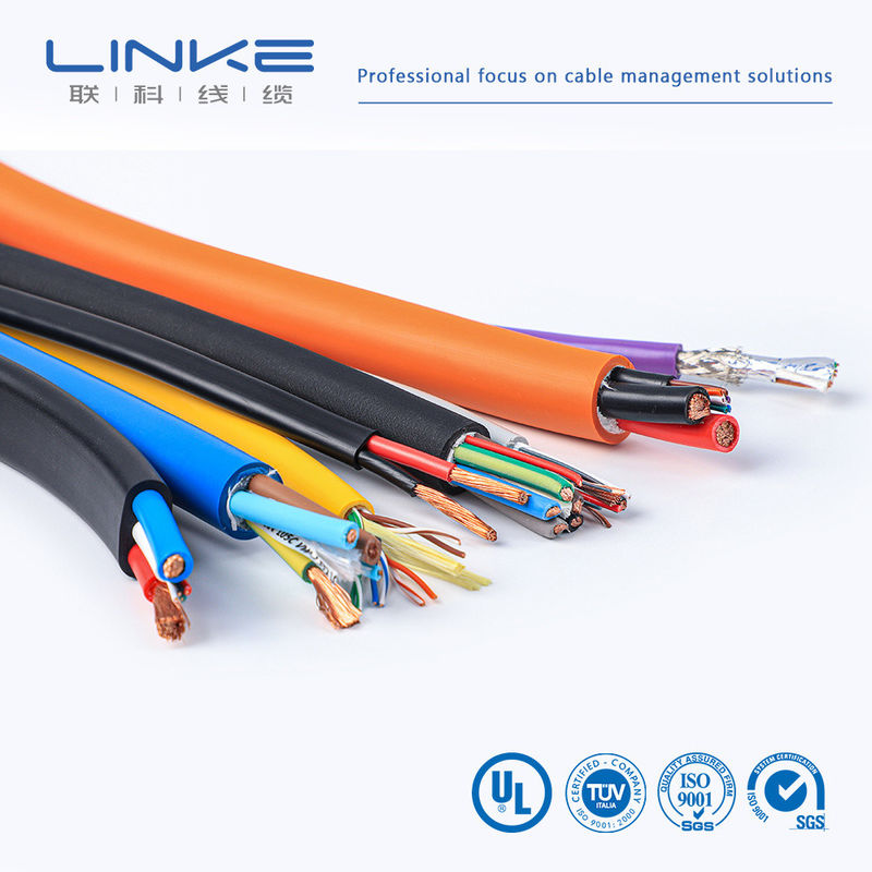 Yumuşak Bakır Tel PVC yalıtılmış Endüstriyel Kontrol Kablosu 60227 IEC 52 53rvv Çok çekirdekli kontrol kablosu
