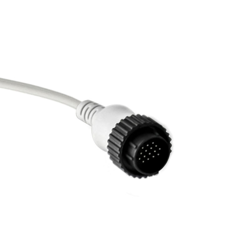 10 Leads EKG EEG EKG Kablosu Schille Bionet Hasta Monitörleri için TPE yalıtılmış kurşun telleri