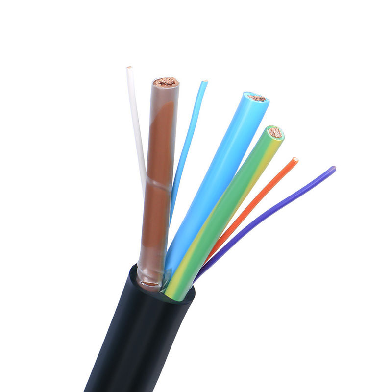 Kalemli Tel Bakır Fiber Hibrit Optik Kablo Türleri Güçlü Optik Fiber Kompozit Kablo