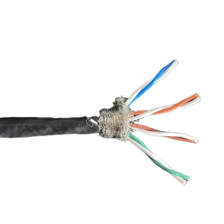 Özel Yüksek Esnek Kompozit Kablo Cat 5 Elektrik İstasyonu için Bakır Ağ Kablo