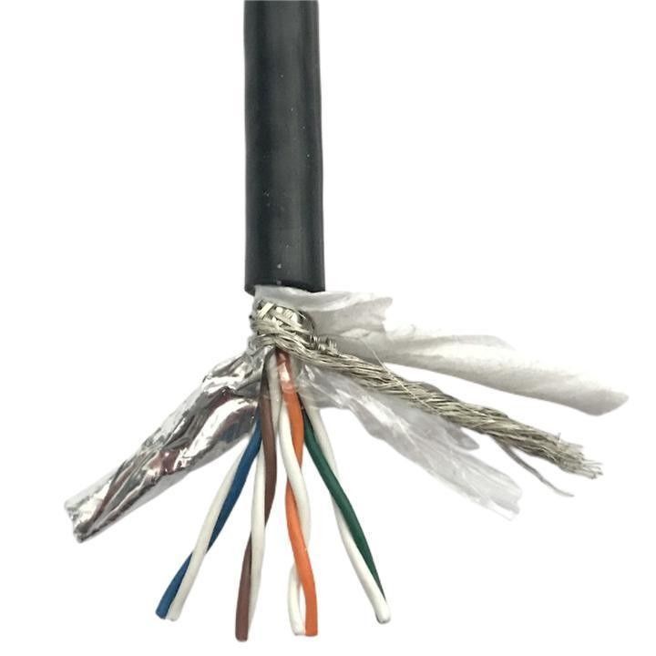 Özel Yüksek Esnek Kompozit Kablo Cat 5 Elektrik İstasyonu için Bakır Ağ Kablo