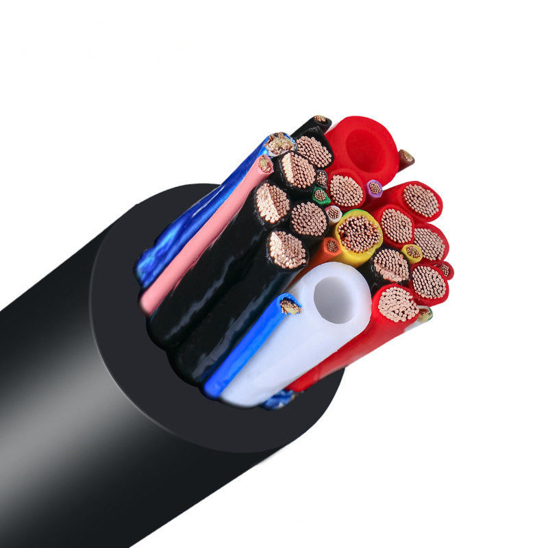 Tek çekirdekli korunan elektrikli araba kablosu EV kablosu 6AWG 14AWG Enerji Yüksek Voltajlı kablo silikon kauçuk ceket