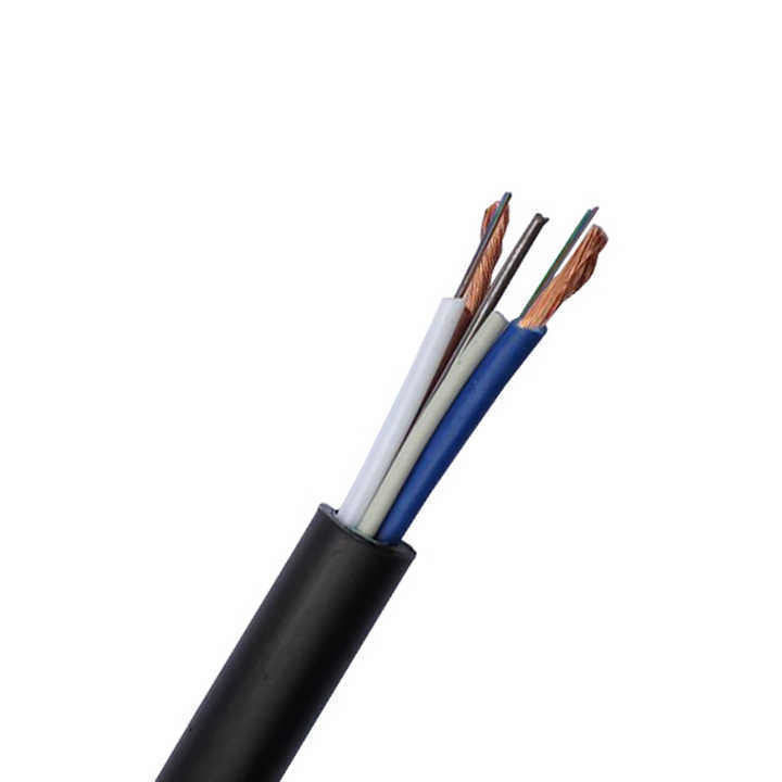 Yüksek standartlar için uygun elektrik gücü kablosu kompozit hibrit fiber optik kablo yüksek voltajlı fiber kablosu