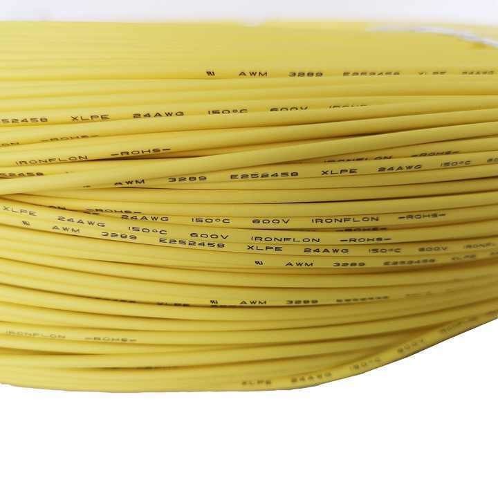 UL3289 24AWG Güç Kabloları Elektrik Kabloları Tedarik Kablo 2.5mm Isı Bakır Otomotiv Kablo EV Pil Koltuğu