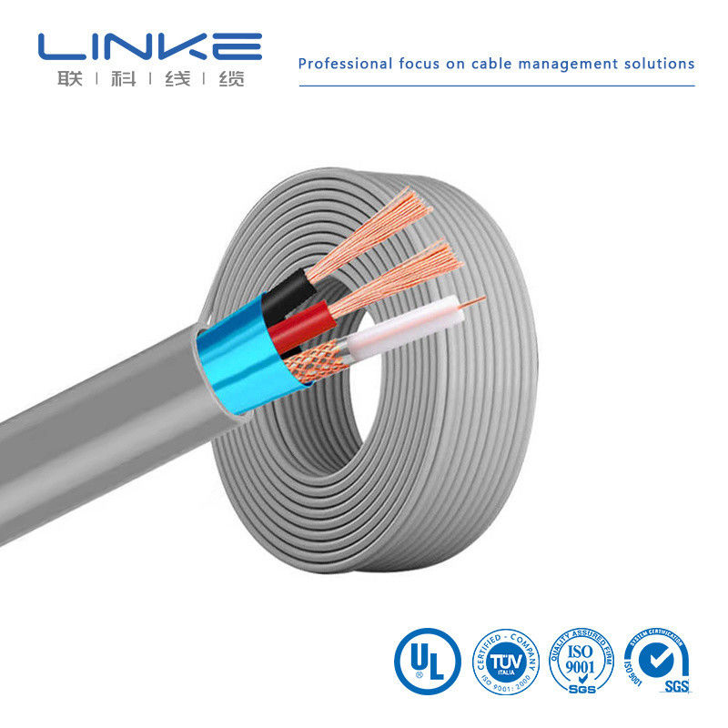 Çıplak Bakır 750hm Koaksiyel Kablo 100 Metre Rg174 Kablo Akım 300V PVC Ceketli