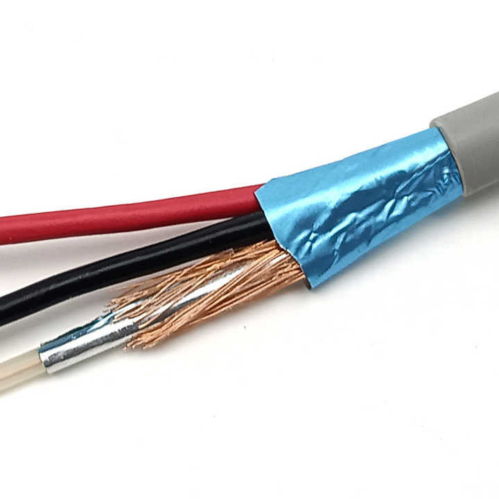 Çıplak Bakır 750hm Koaksiyel Kablo 100 Metre Rg174 Kablo Akım 300V PVC Ceketli