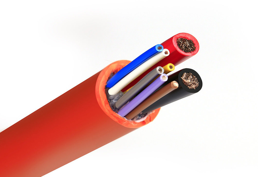 TUV sertifikalı 450/750V EV şarj kablosu, AC şarjı için konserve bakır iletken