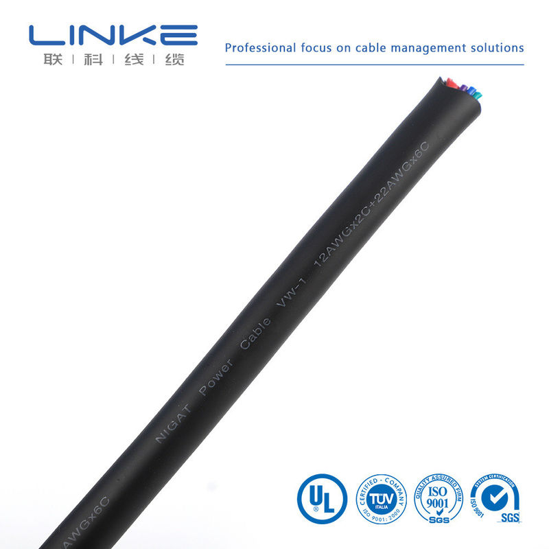 Düşük ve orta gerilim uygulamaları için yüksek gerilimli çift korumalı konserve bakır otomotiv kablosu