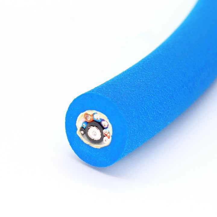 Su geçirmez çok çekirdekli tel Rov yüzen elektrikli sualtı kablosu PVC XLPE PE PP denizaltı için