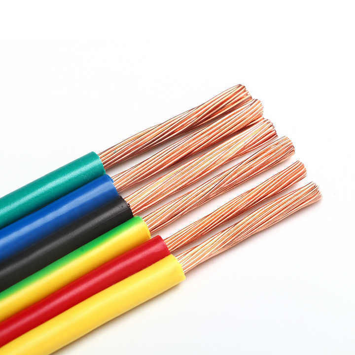 Endüstriyel uygulamalar için çoklu çekirdekli PVC yalıtım bakır tel 300V nominal elektrik kablosu