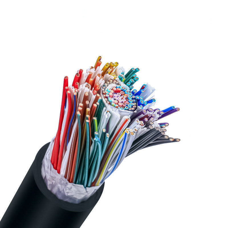 110 çekirdek 1.5mm Bakır çekirdek PVC yalıtılmış esnek kablo ekipman kontrol telleri FEP yalıtılmış tel