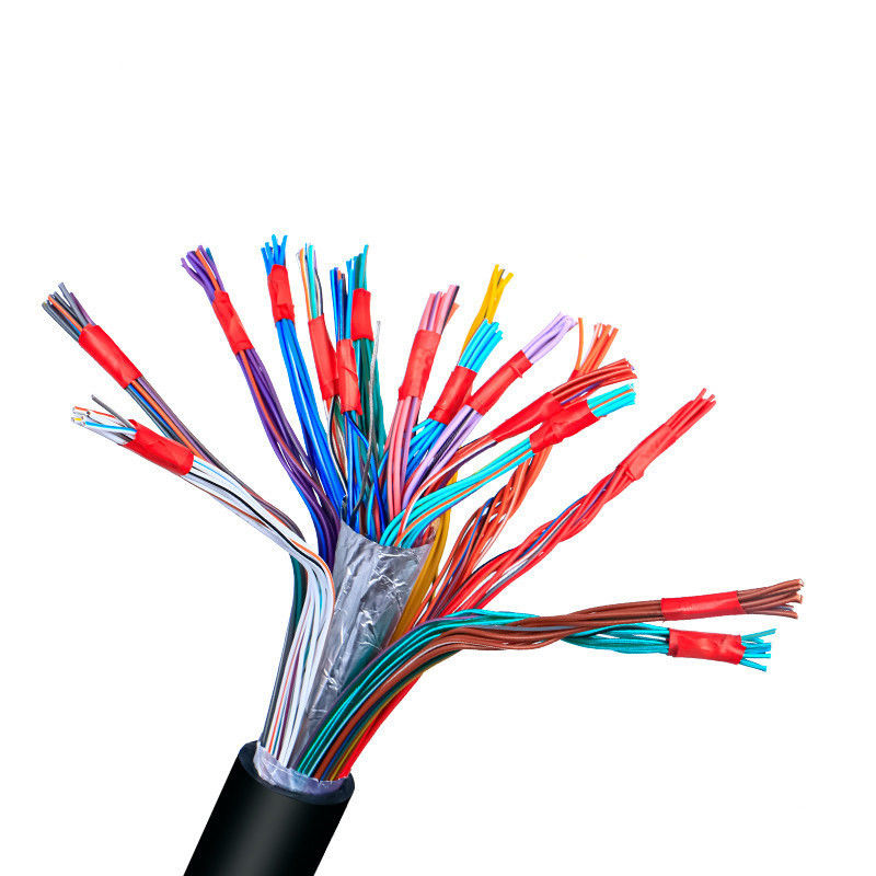 110 çekirdek 1.5mm Bakır çekirdek PVC yalıtılmış esnek kablo ekipman kontrol telleri FEP yalıtılmış tel