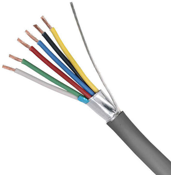 PVC yalıtım Kvv elektrik tel kablosu 1.5sqmm Çoklu çekirdekler için