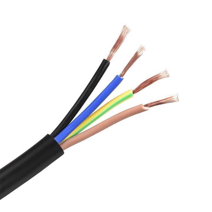 Özel çok çekirdekli elektrik tel kablosu 2 veya 3 çekirdekli esnek bakır Rvv kablosu