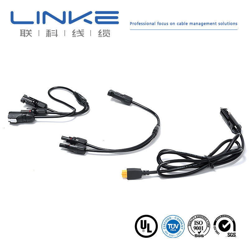 Araç Fotovoltaik Enerji Depolama için Düşük ve Orta Voltajlı 10AWG PVC Ceket Güneş Kablosu