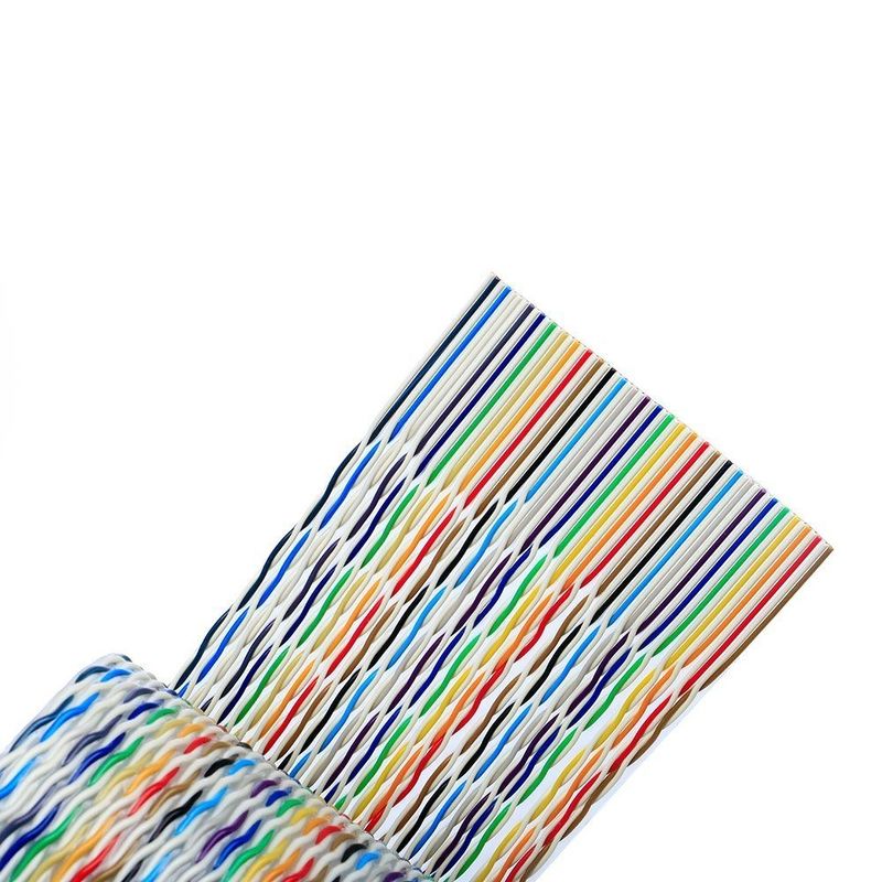 Özel Flat Wire IDC Connector Ribbon Kablosu Endüstriyel için Esnek ve Dayanıklı