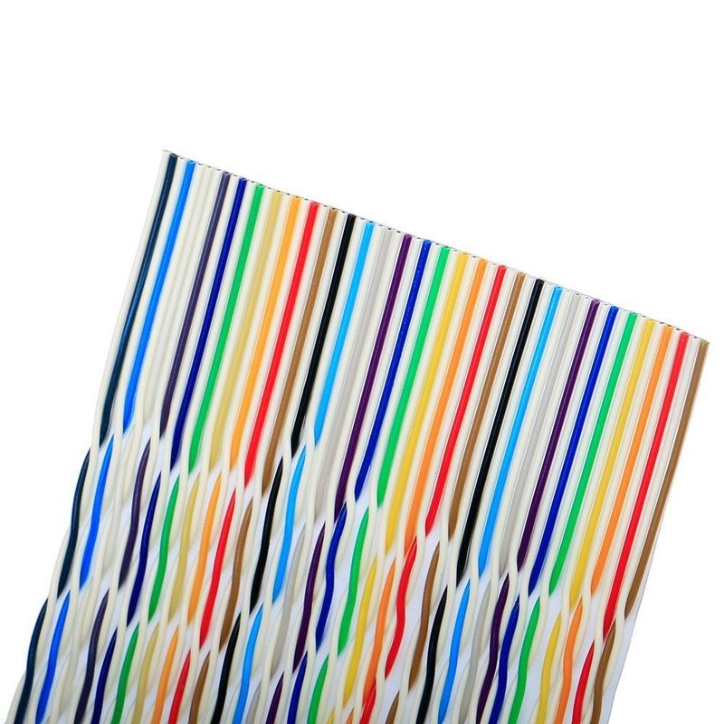 Özel Flat Wire IDC Connector Ribbon Kablosu Endüstriyel için Esnek ve Dayanıklı