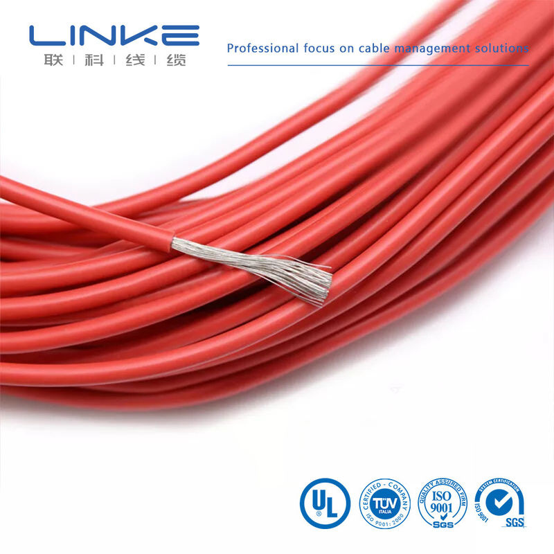 UL3135 Silikon Kauçuk Tel 30 28 26 24 22 20 18 16 14 12 10 AWG yalıtımlı yumuşak bakır elektron LED lamba aydınlatma kablosu