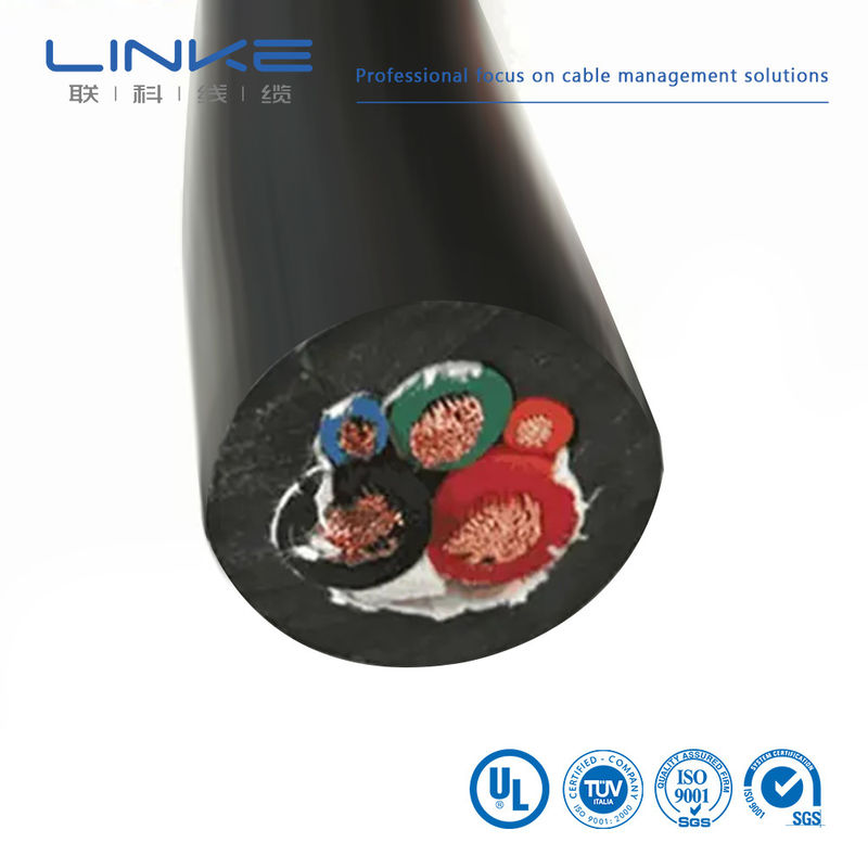 16A 3G2.5mm2+2*0.5mm2 Elektrikli Araçlar için Bakırlı EV Şarj Kablosu