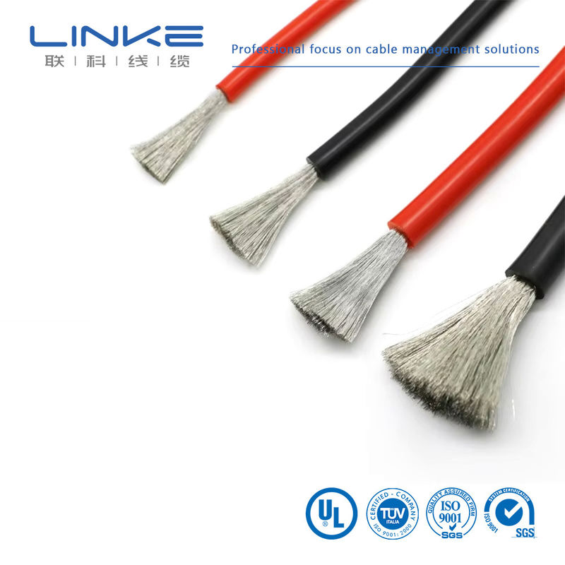 Ekstra yumuşak silikon tel 16 14 13 12 11 10 8 7 9 6 konserve bakır 4/3/2AWG yüksek sıcaklığa dayanıklı tel