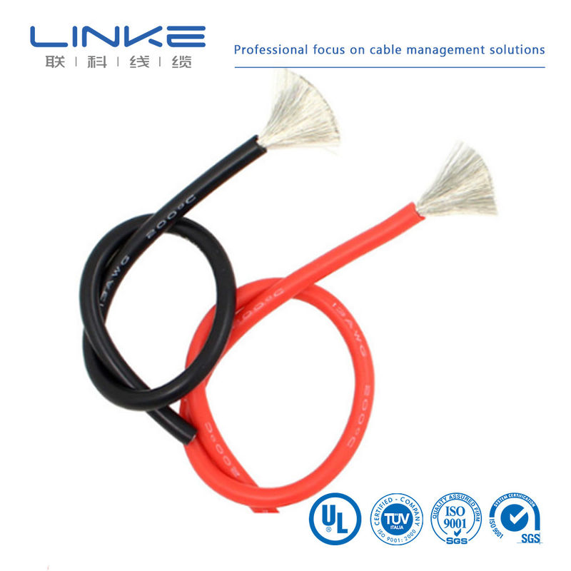 Ekstra yumuşak silikon tel 16 14 13 12 11 10 8 7 9 6 konserve bakır 4/3/2AWG yüksek sıcaklığa dayanıklı tel