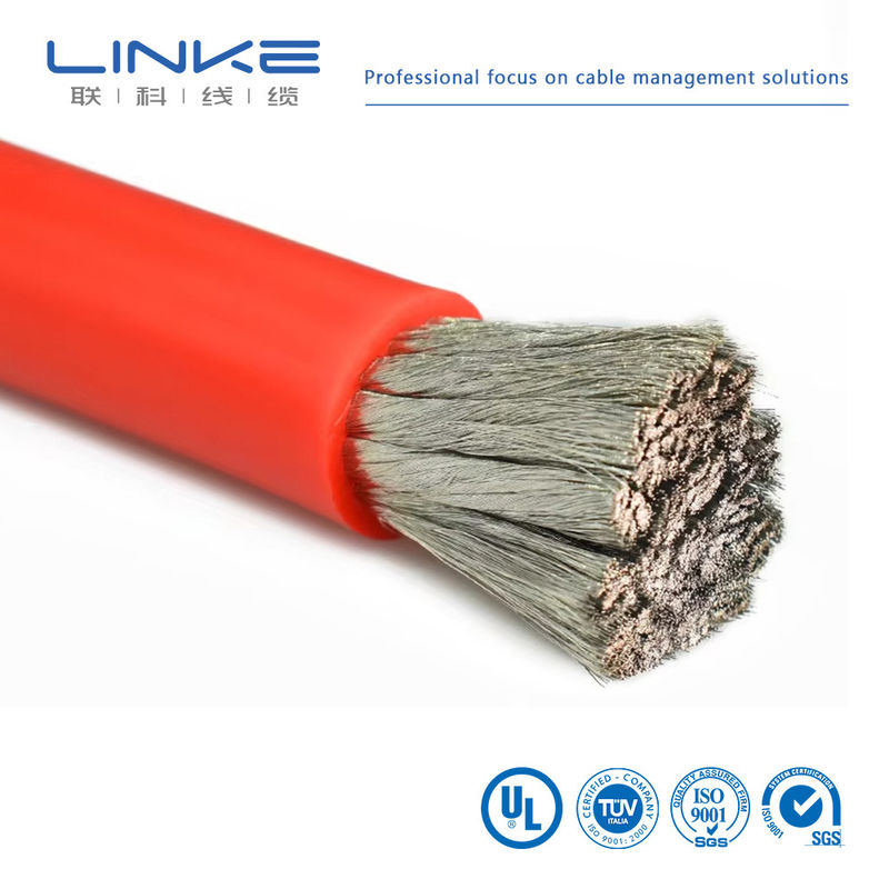 Ekstra yumuşak silikon tel 16 14 13 12 11 10 8 7 9 6 konserve bakır 4/3/2AWG yüksek sıcaklığa dayanıklı tel