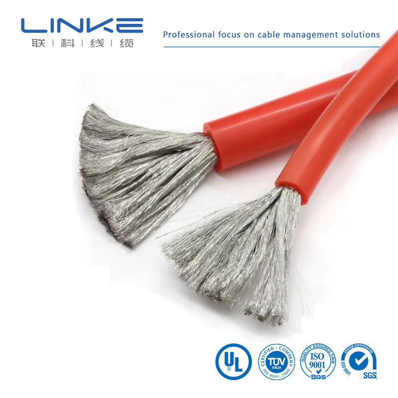 Ekstra yumuşak silikon tel 16 14 13 12 11 10 8 7 9 6 konserve bakır 4/3/2AWG yüksek sıcaklığa dayanıklı tel