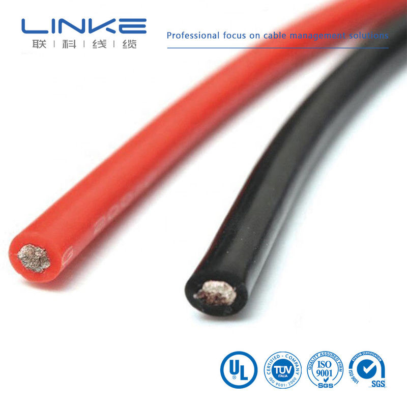 Süper Esnek Yüksek Silikon Tel Alev Geri Dayanıklı Isıya Dayanıklı Silikon Tel 10awg 8awg 6awg 4awg 2awg