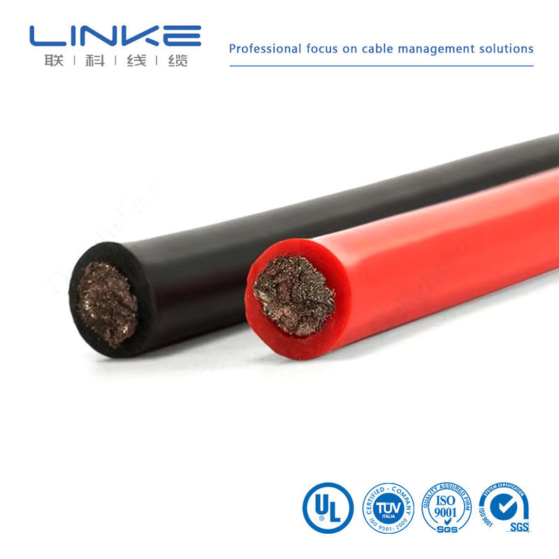 Süper Esnek Yüksek Silikon Tel Alev Geri Dayanıklı Isıya Dayanıklı Silikon Tel 10awg 8awg 6awg 4awg 2awg