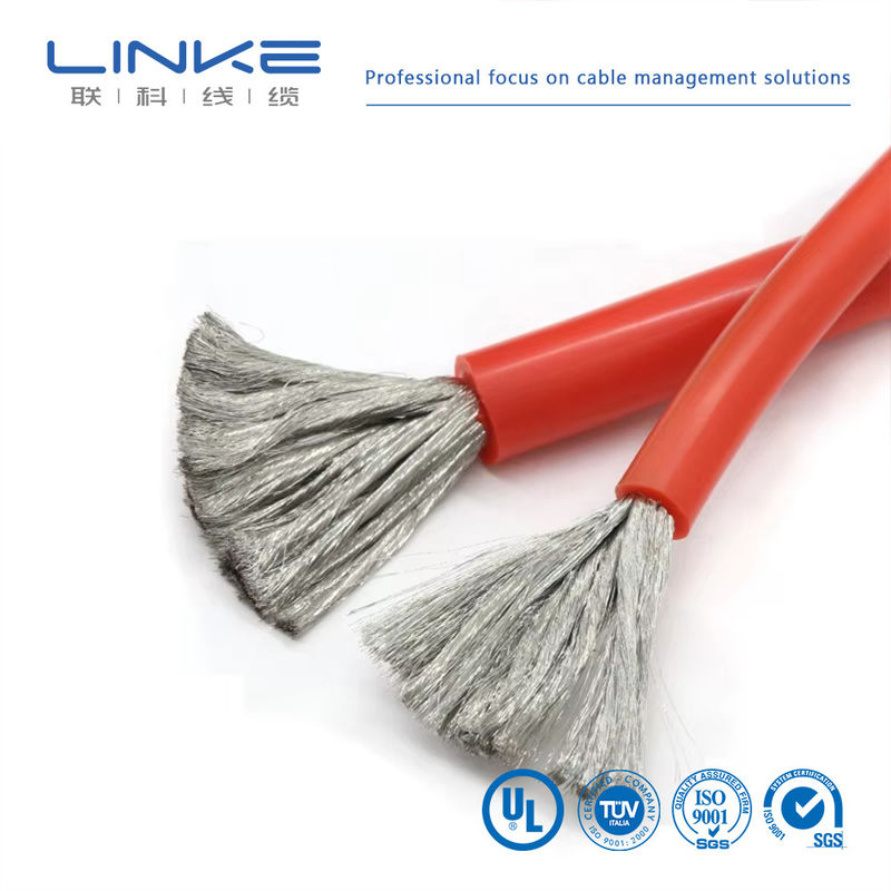 Süper Esnek Yüksek Silikon Tel Alev Geri Dayanıklı Isıya Dayanıklı Silikon Tel 10awg 8awg 6awg 4awg 2awg