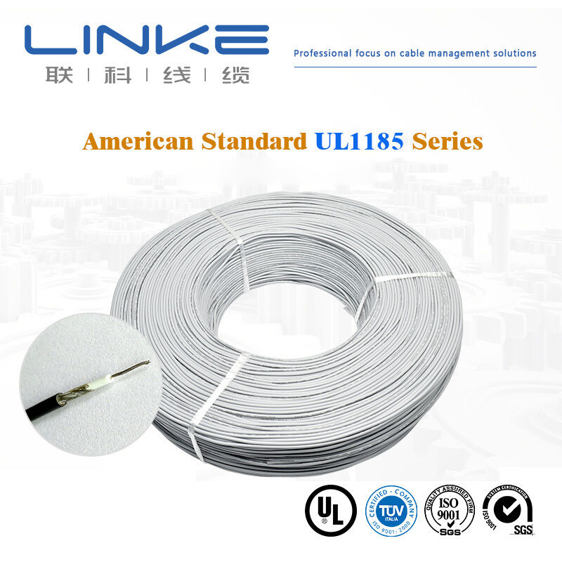 Awm 1185 Kalaylı Çok Telli 18AWG 20AWG Tek Damarlı Korumalı Tel UL1185 Korumalı Sinyal Kablosu
