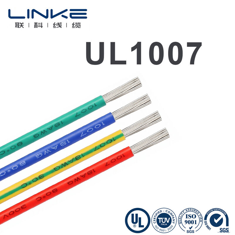 UL1007 Kalaylı Bakır İletkenli Elektronik Bağlantı Teli, 300V Dereceli ve Özelleştirilebilir PVC Kılıf