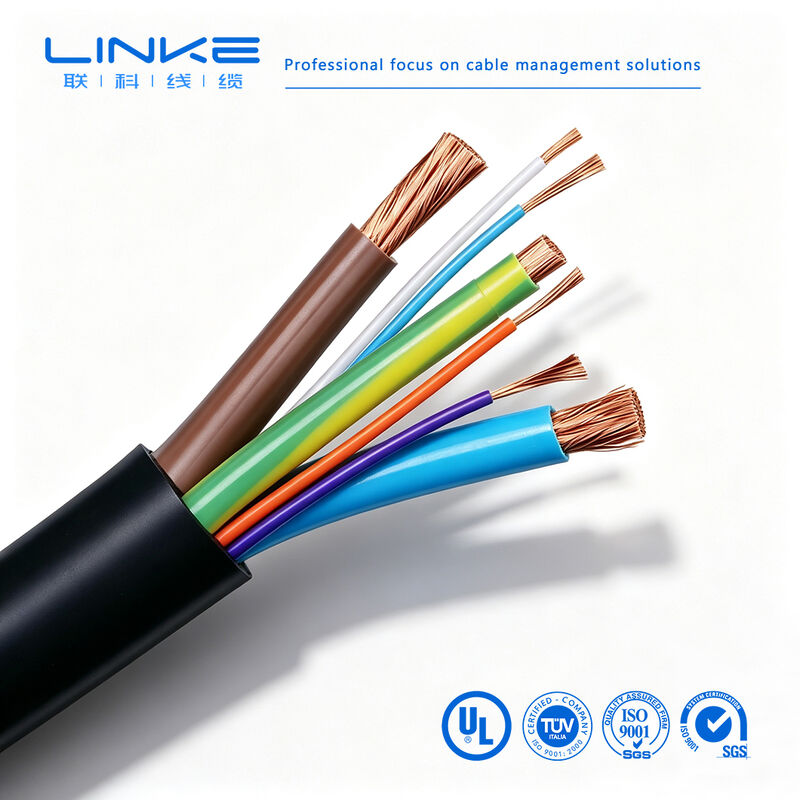 Elektrikli Araçlar İçin Özel Çok Çekirdekli 450/750/1000V Ağır Hizmet Tipi EV Şarj Kablosu